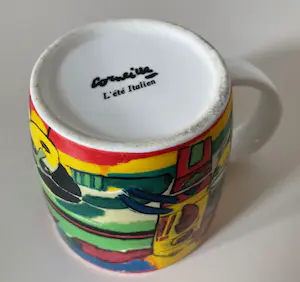 Corneille - Mok + drie onderzetters kopen? Bied vanaf 1!