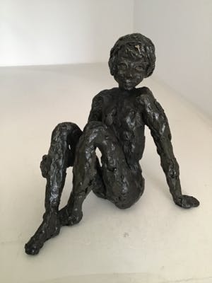 Astrid Veldhuyzen-Koppen - Sculptuur “ In gedachten “ kopen? Bied vanaf 40!