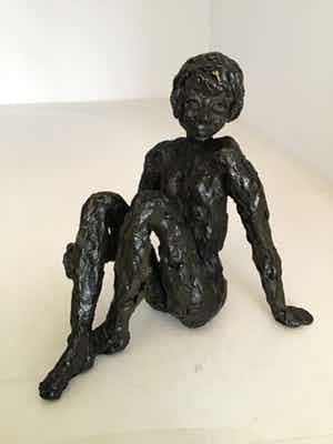 Astrid Veldhuyzen-Koppen - Sculptuur “ In gedachten “ verkocht voor € 40!