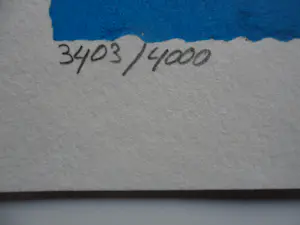 Peter Diem - Zeefdruk, Bonte koe kopen? Bied vanaf 30!