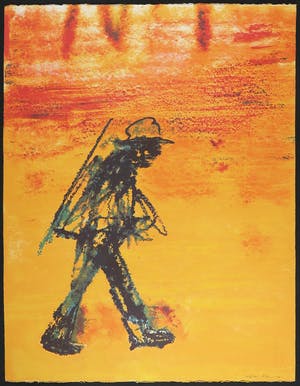 Luis Filcer - Zeefdruk uit de serie Vincent van Gogh, Searching for landscape kopen? Bied vanaf 35!