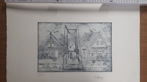 Cornelis Kaay - Bei uns in einem holländischen Dorf kopen? Bied vanaf 40!