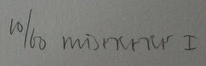 Bert Vredegoor - Zeefdruk: Miserere I - 1991 kopen? Bied vanaf 45!
