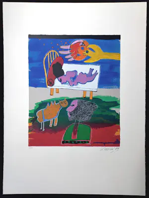 Corneille - Six reves peints, zeefdruk kopen? Bied vanaf 250!