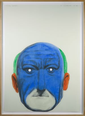 Willem Sanders - Gouache en potlood, De Woordenaar - Ingelijst (Groot) kopen? Bied vanaf 250!