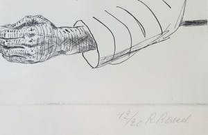 Roger Raveel - Ets: Wegdoezelen in de kosmos -Nieuwe lijst kopen? Bied vanaf 620!