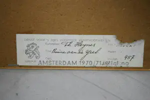 Buy Theodoor Heynes - Ruïne kasteel De Nijenbeek in Voorst aan de IJssel -mooi ingelijste inkttekening? Bid from 90!