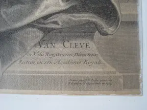 Jean Baptiste Poilly - Portret van Corneille van Cleve kopen? Bied vanaf 40!
