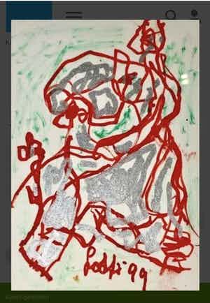 Lotti van der Gaag - zonder titel verkocht voor € 250!