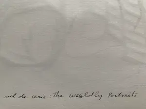 Thomas van der Linden - gemengde techniek op papier | 'The Worldly Portraits' | 1990 kopen? Bied vanaf 125!