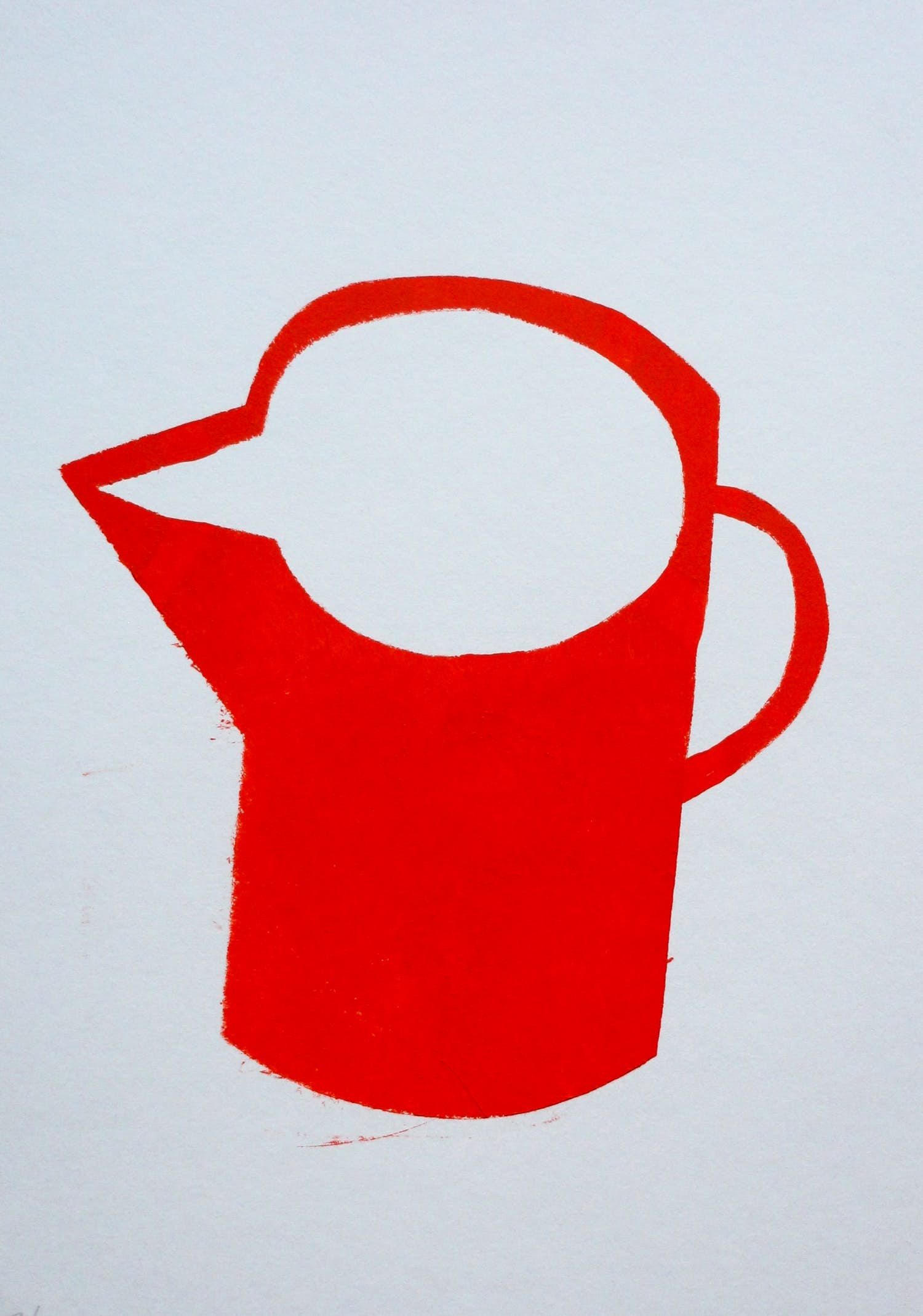 Klaas Gubbels - Sjabloondruk: melkkan (laatste exemplaar!) verkocht voor € 325!