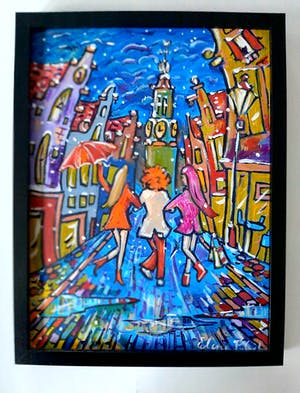 Elena Polyakova - Winkelen in Amsterdam, Kalverstraat kopen? Bied vanaf 115!