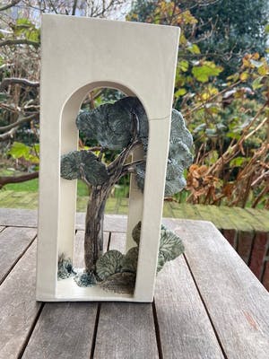 Margreet de Vries - kijkdoos met landschap kopen? Bied vanaf 50!