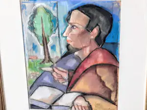 Buy Henk Schuurman - Porträt Pastelkreide auf Büttenpapier? Bid from 190!