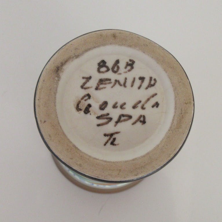 Niet of onleesbaar gesigneerd - Zenith - Mat platelen beker decor Spa "Souvenir Soestdijk" kopen? Bied vanaf 1!