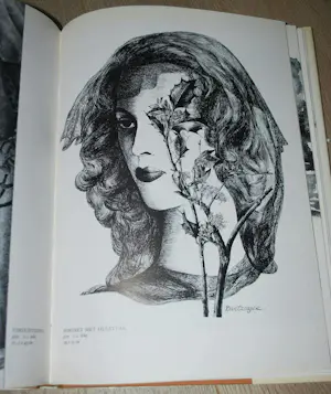 Cees Bantzinger - meisje in café 1974 - tekening met aquarel - mooi ingelijst- incl hardcoverboek kopen? Bied vanaf 100!