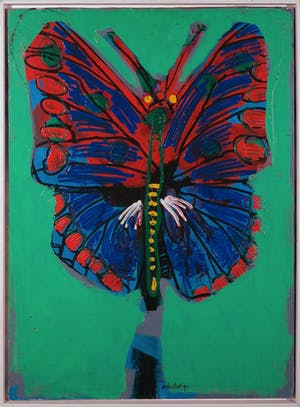 Peter Donkersloot - Acryl doek, Vlinker - Ingelijst (Groot) kopen? Bied vanaf 1!