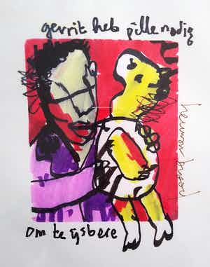 Herman Brood - Gerrit heb pille nodig verkocht voor € 695!
