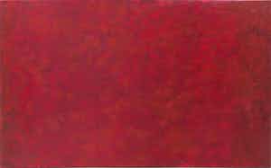 Franscz Witte - Acryl op doek, Donker rood (Zeer groot) verkocht voor € 1!