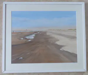 Franklin Meijer - STRANDZICHT / ORIGINEEL WERK / 63x73cm / KADER / SIG / 2022 kopen? Bied vanaf 95!