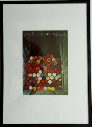 AcheterChristo - Project" Wall of Oil Barrels "Rue Viconti , Paris 1962 , handgesigneerd in lijst? Enchérissez de 119!