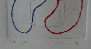 Thomas Ankum - Zonder Titel, ets, oplage 2 ex., 1993 gesigneerd/genummerd, mint kaufen? Bieten Sie von 55!