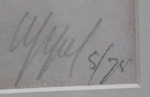 Karel Appel - Ingelijste litho: A beast drawn man - 1961 kopen? Bied vanaf 599!