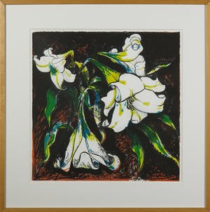 Peter Klashorst - Litho, Les fleurs du mal - Ingelijst kopen? Bied vanaf 35!