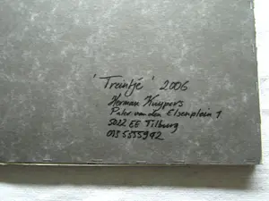 Herman Kuypers - Ingelijste potloodtekening , Trein – 2006 - Lijst, 23½ x 98 cm. kopen? Bied vanaf 100!