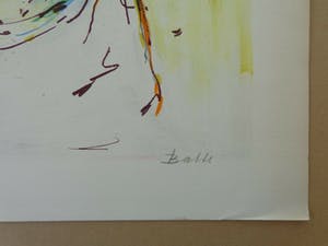Mogens Balle - COBRA-ABSTRACTIE / KLEURLITHO / 56x76cm / SIG kopen? Bied vanaf 140!