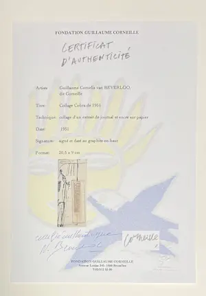 Corneille - Collage Cobra, 1951 kopen? Bied vanaf 3000!