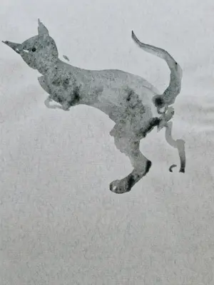 Johanna Bottema - was een virtuoze aquarelliste - poes / kitten - ca.1950 - sepia - potloodges. kopen? Bied vanaf 43!