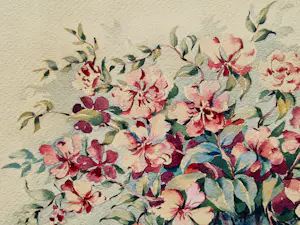 Niet of onleesbaar gesigneerd - Fraai realistisch Aquarel "bloemen in glazen vaas " 1947 - gesigneerd kopen? Bied vanaf 1!