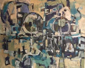 Cees de Kok - Olieverf op doek 1973 kopen? Bied vanaf 25!