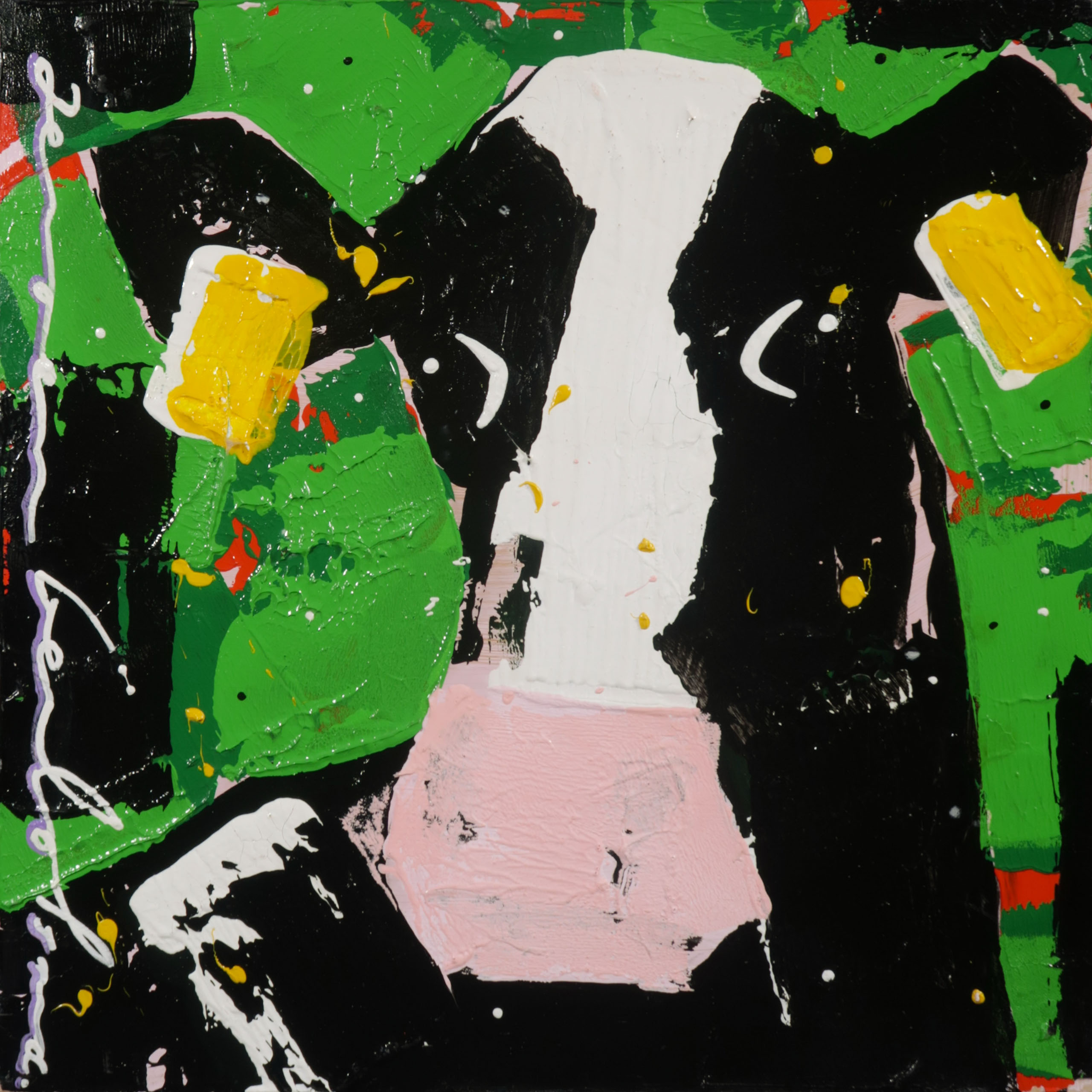 Jeroen Gerlofsma - Acryl op board, Richarda verkocht voor € 50!