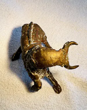 Jos Dirix - Bronzen buffel kopen? Bied vanaf 350!