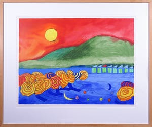 Susan Schildkamp - Zeefdruk, Schaduw Licht - Ingelijst kopen? Bied vanaf 30!