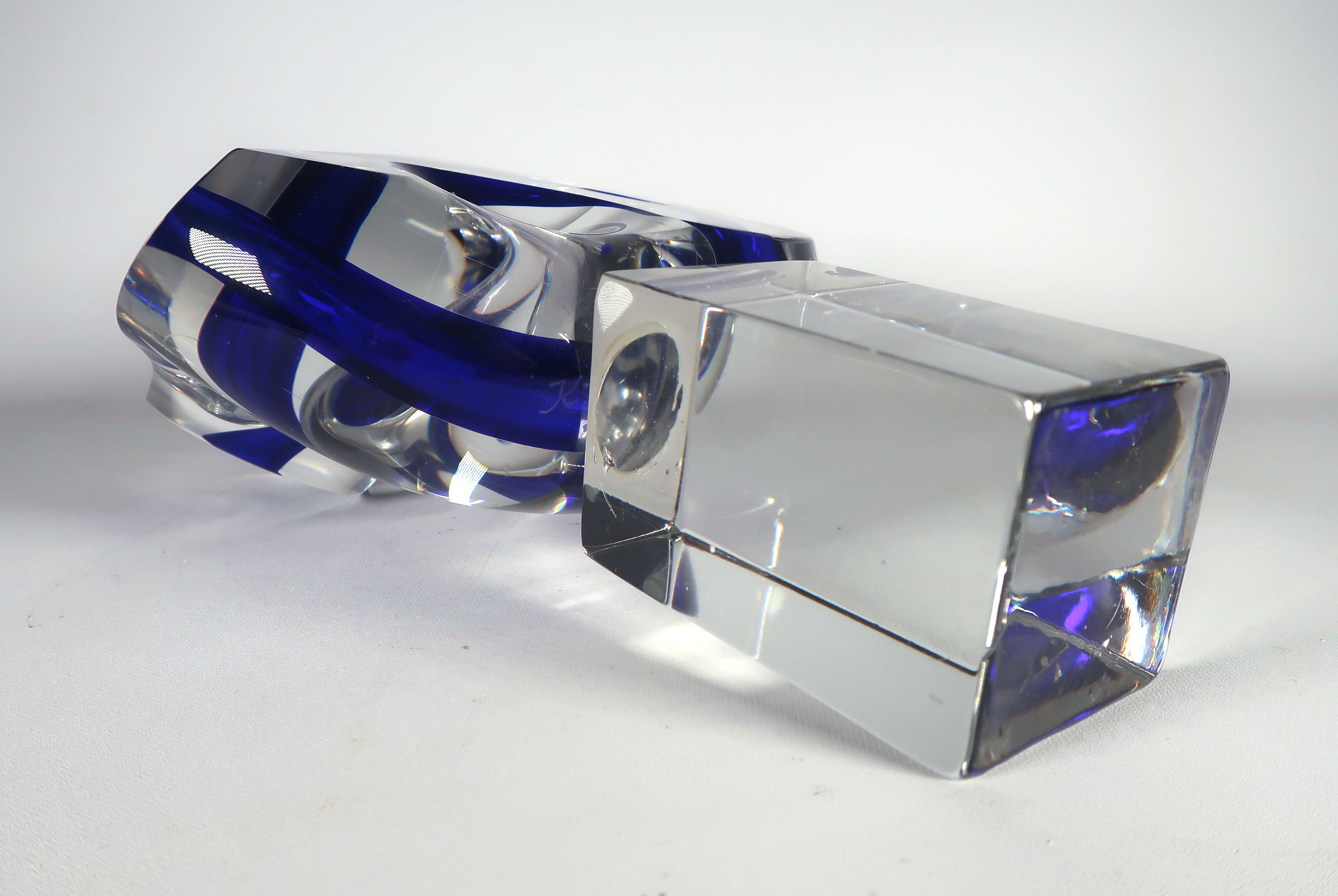 Niet of onleesbaar gesigneerd - Glas, Vrijgevormd object kopen? Bied vanaf 1!