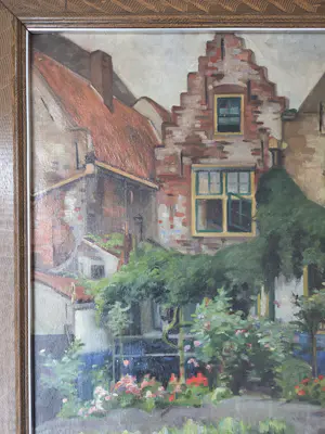 Edmee Broers - Huizen. Hofje. Bloemen. kopen? Bied vanaf 169!