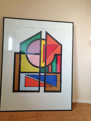 Guy Vandenbranden - Zeefdruk Cathedrale de la lumiere verkocht voor € 200!