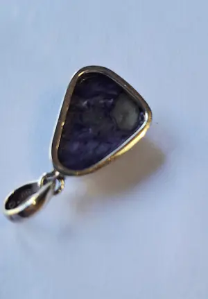 zilveren hanger met zeldzame Sugiliet kopen? Bied vanaf 65!