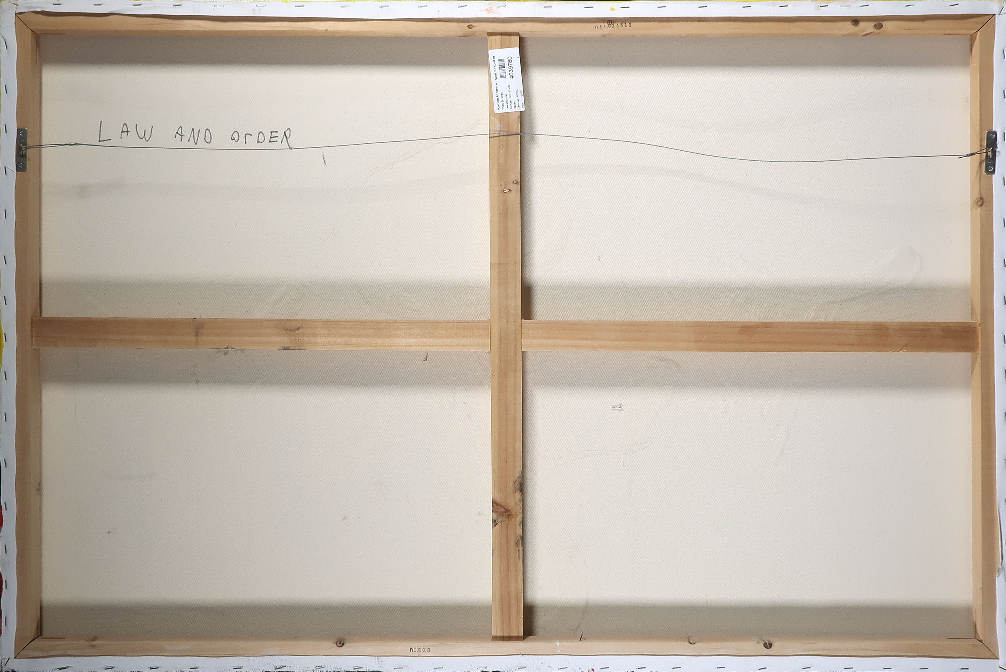 Theo Broeren - Acryl op doek, Law and Order (Groot) kopen? Bied vanaf 150!