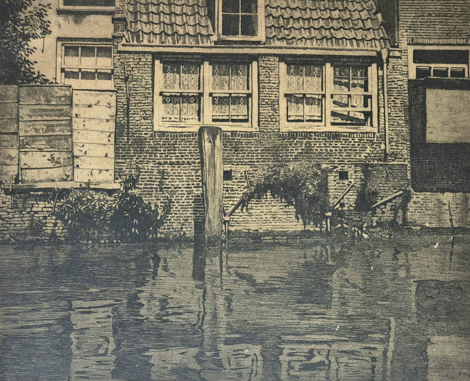 Willem Witsen - ets no 77, gesigneerd rechtsonder kopen? Bied vanaf 125!