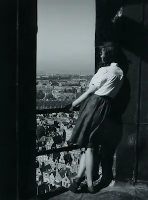 Dirk de Herder - Foto, Amsterdam vanaf de Westertoren - Ingelijst kopen? Bied vanaf 250!