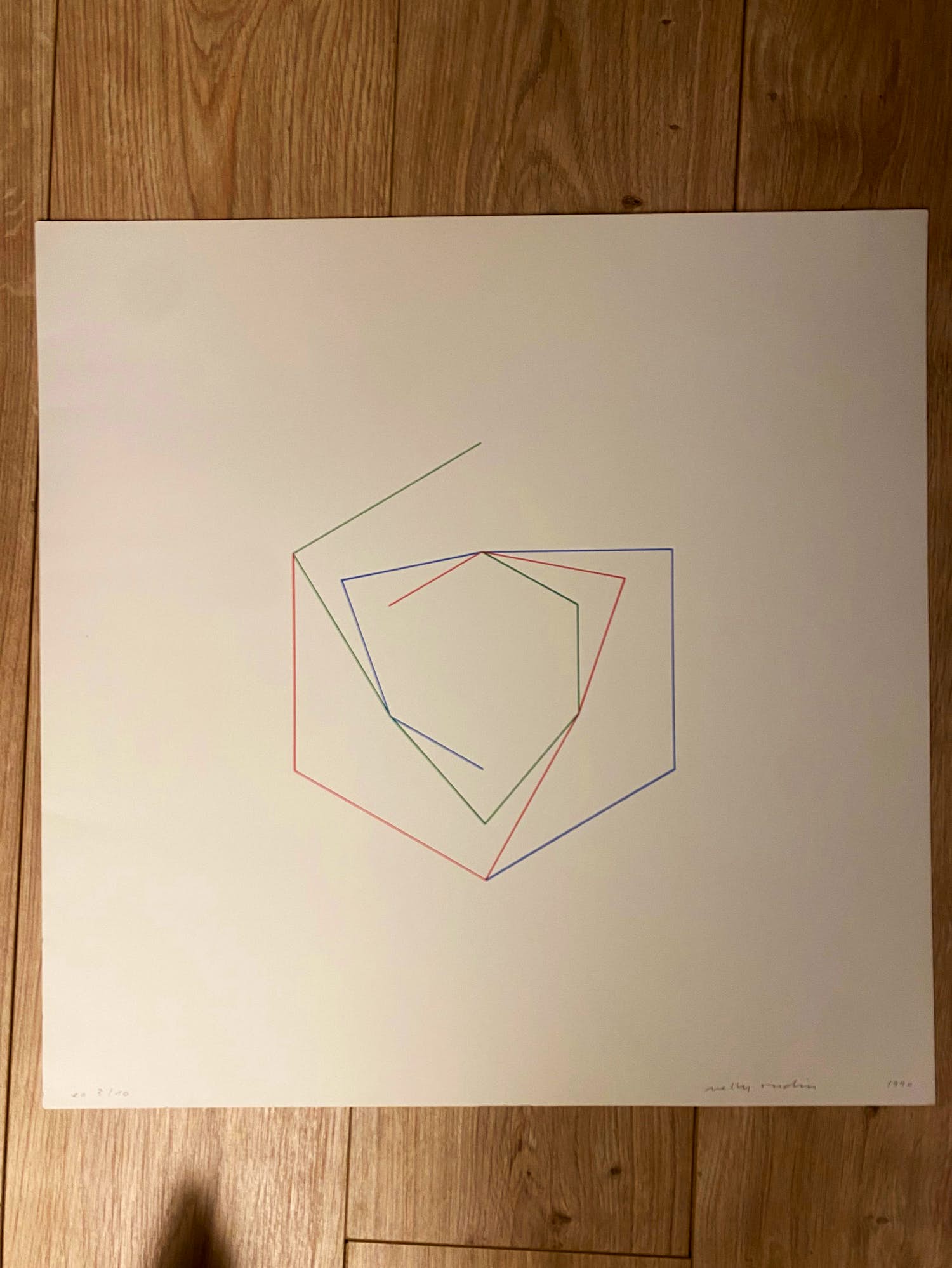 Nelly Rudin - Composition géométrique verkocht voor € 60!