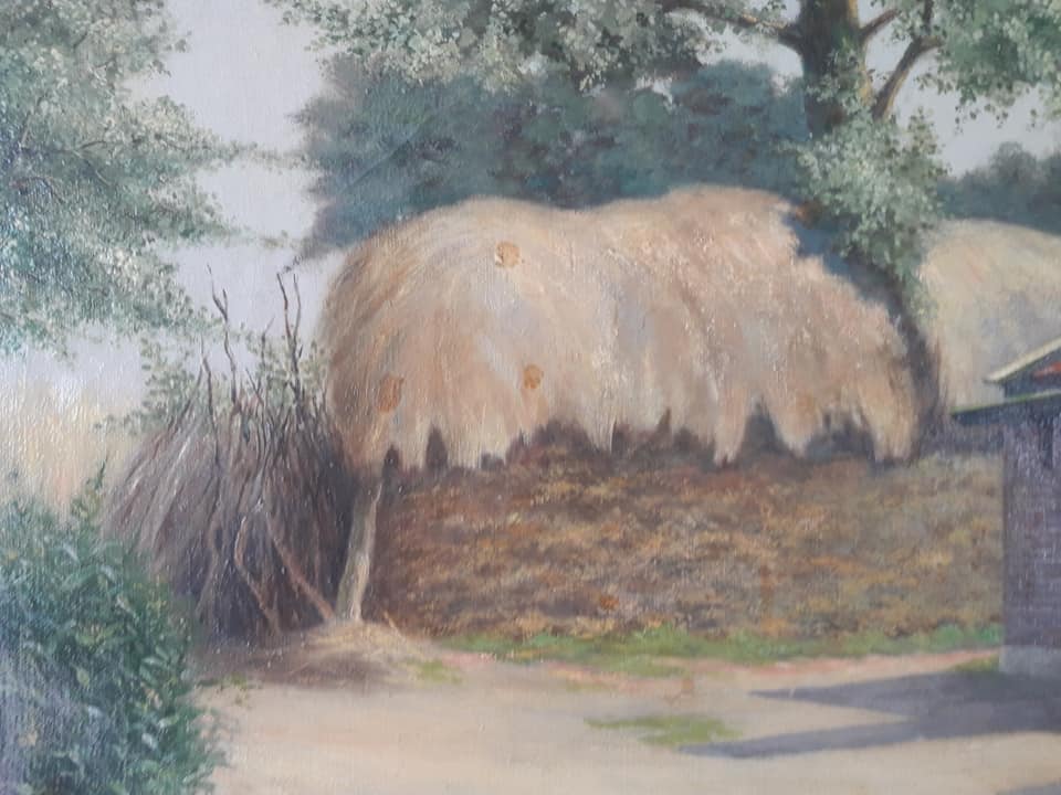 Willem Luynenburg - Boerenerf gedateerd 1944 . kopen? Bied vanaf 49!