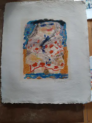 Kees Salentijn - Zeefdruk, zonder titel kopen? Bied vanaf 35!