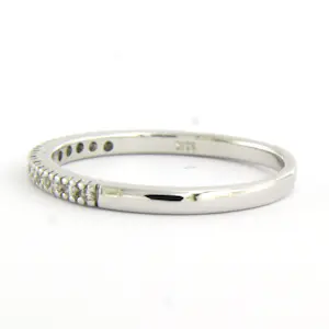 18k wit gouden ring bezet met briljant diamant tot. 0.13ct – F/G – VS/SI kopen? Bied vanaf 320!