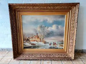 Hans Habraken - Winterlandschap kopen? Bied vanaf 395!