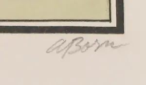 Adolf Born - Litho, De vangst kopen? Bied vanaf 200!